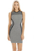 Sexy Jacquard Print Dress